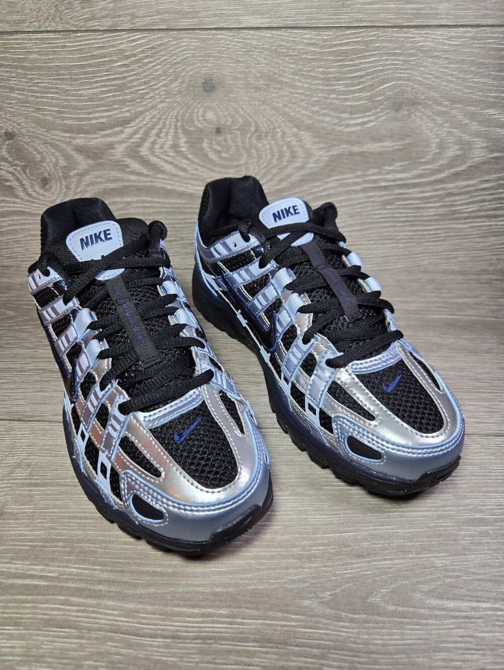 Nike P-6000 Running Shoes Black / Hydrogen Blue IM9013-001 Women's Size 8.5 New - Picture 4 of 8